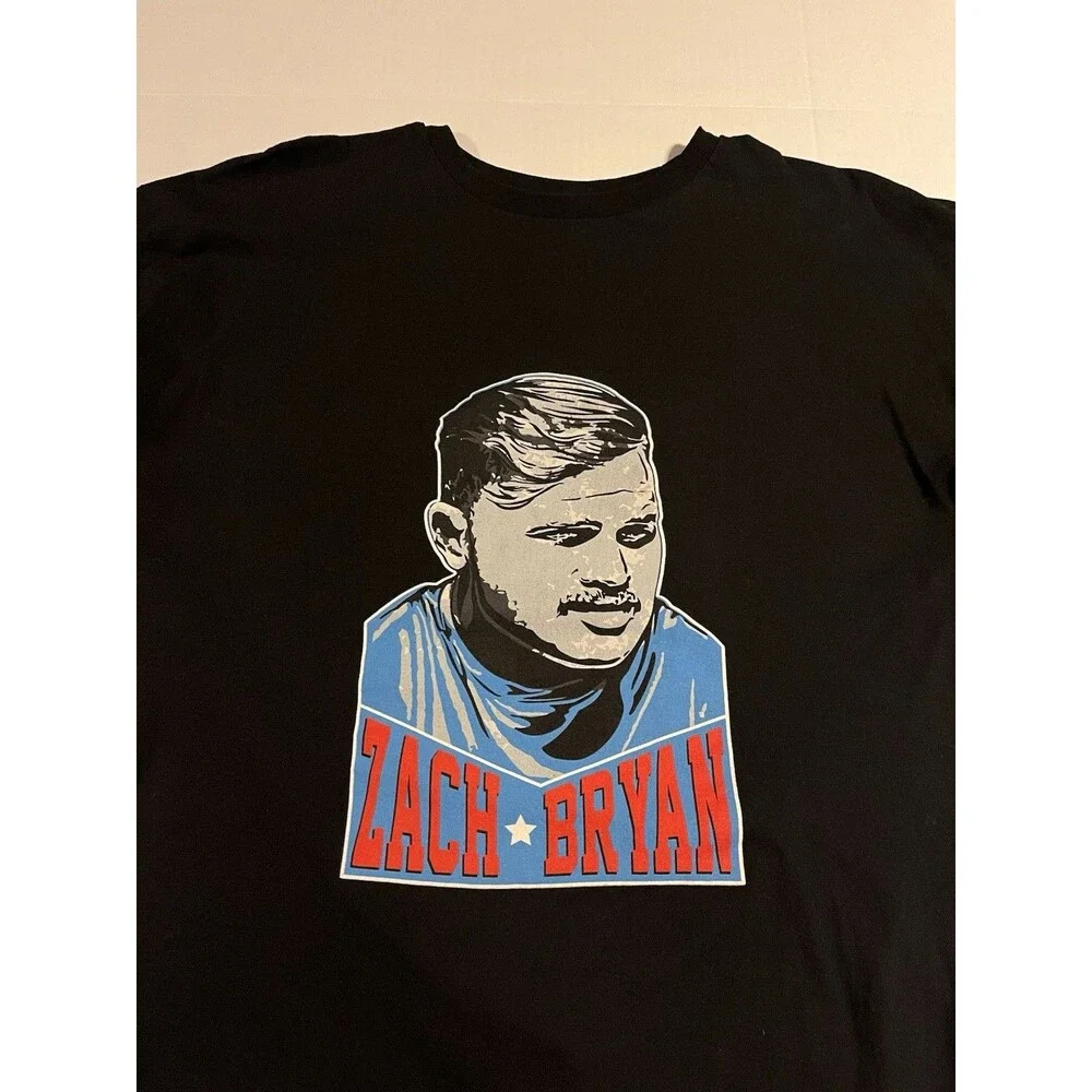 Zach Bryan Double Sided Country Music Concert Tour Album T-Shirt Tee XL Black - Picture 5 of 8